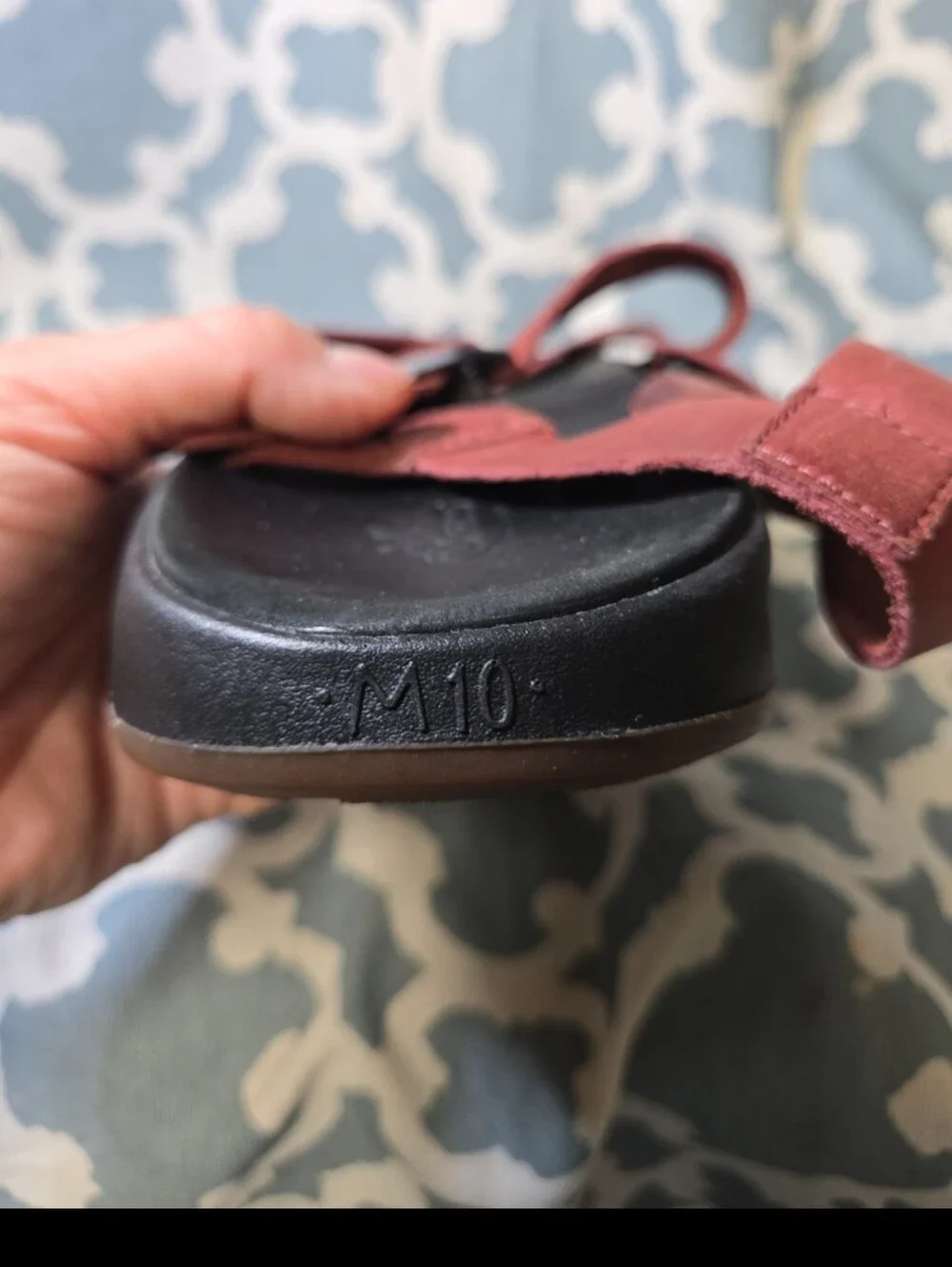 CHACO WAYFARER sandals  LEATHER port mens sz 10